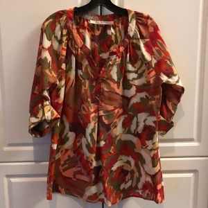 Lovely multi-colored blouse from Nordstrom!